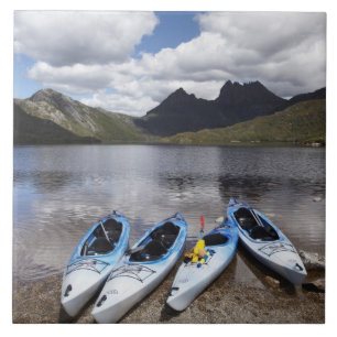 Azulejo De Cerâmica Caiaques, Cradle Mountain e Dove Lake, Cradle