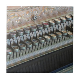 Azulejo De Cerâmica Caixa registadora antiga