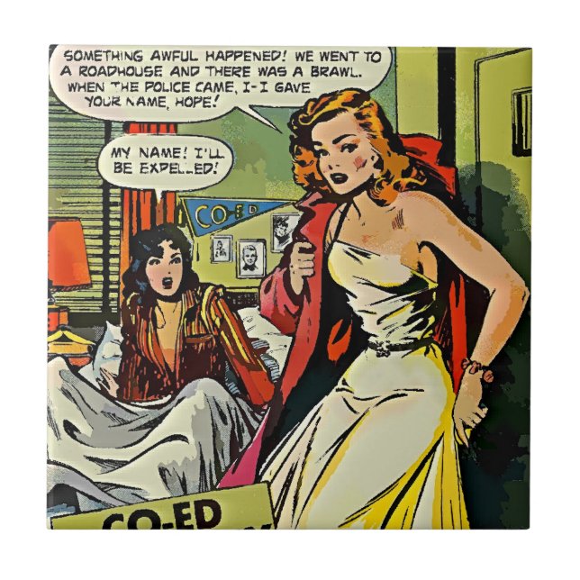 Azulejo De Cerâmica Calamidade do Co Ed (Frente)