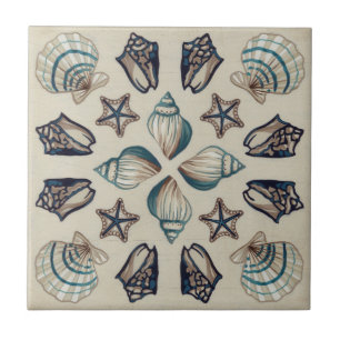 Azulejo De Cerâmica Caleidoscópio Costeiro I