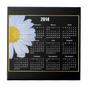 Azulejo De Cerâmica Calendário 2014