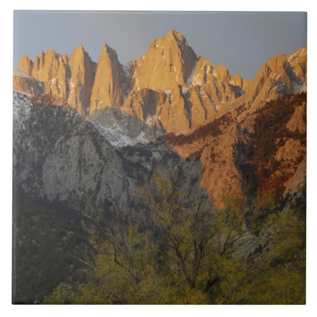 Azulejo De Cerâmica Califórnia, Mount Whitney, Floresta Nacional Inyo  (Frente)