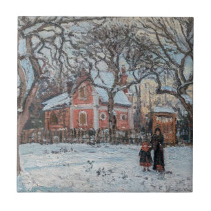 Azulejo De Cerâmica Camille Pissarro - Castanheiros em Louveciennes