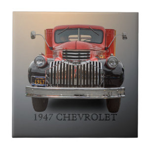 AZULEJO DE CERÂMICA CAMINHÃO 1947 DE CHEVROLET