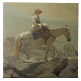 Azulejo De Cerâmica Caminho da ponte, Montanhas brancas (Winslow Homer