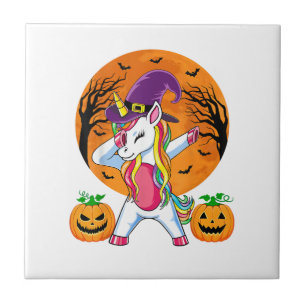 Azulejo De Cerâmica Camisa Bonita de Halloween para Meninas e Mulheres