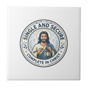 Azulejo De Cerâmica Camisa da Temporada de Singularidade de Jesus Base