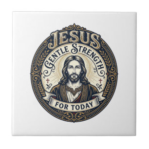 Azulejo De Cerâmica Camiseta Cuidador de Alzheimer Memória de Jesus Cr