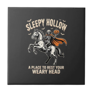 Azulejo De Cerâmica Camiseta do Cavaleiro Sem Cabeça Sleepy Hollow Hal