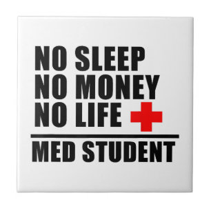 Azulejo De Cerâmica Camiseta Engraçada de Faculdade de MedicinaConfie 