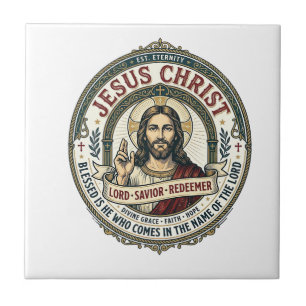 Azulejo De Cerâmica Camiseta Gráfica Estúdio de Dança de Jesus Bailari