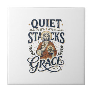 Azulejo De Cerâmica Camiseta Gráfica Jesus Bibliotecário Arte Cristã_1