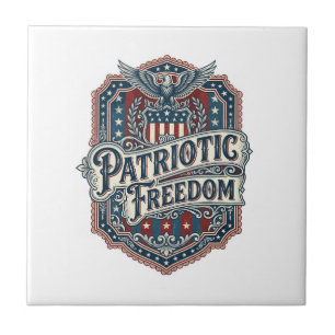 Azulejo De Cerâmica Camiseta Gráfica Vetorial Gospel Country Patriótic