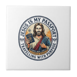 Azulejo De Cerâmica Camiseta Missões Globais Missionárias de Jesus Cri
