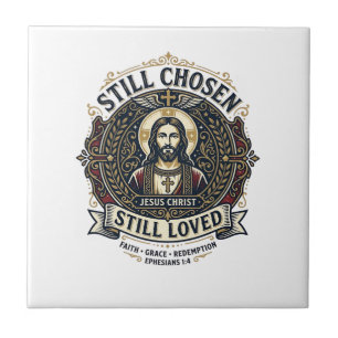 Azulejo De Cerâmica Camiseta Recuperação Divórcio Jesus Gráfico Cristã