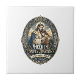 Azulejo De Cerâmica Camiseta Vintage Encorajamento Viúva Viúvo Jesus C