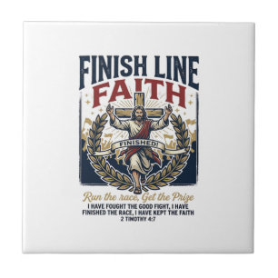Azulejo De Cerâmica Camiseta Vintage Jesus Correndo Maratona Gráfica C