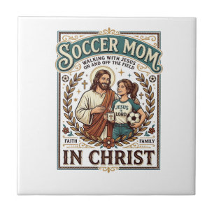 Azulejo De Cerâmica Camiseta Vintage Jesus Volei Softbol Futebol Chr