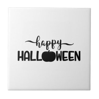 Azulejo De Cerâmica Camisetas Feliz Halloween halloween