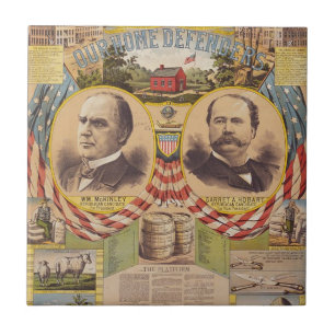 Azulejo De Cerâmica Campanha Presidencial do Partido Republicano Vinta