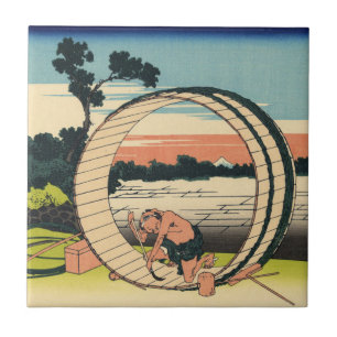 Azulejo De Cerâmica Campo da opinião de Fujimi Fuji na província de