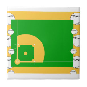 Azulejo De Cerâmica Campo de basebol