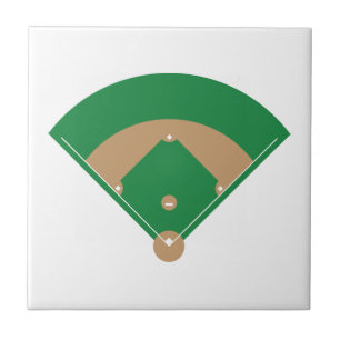 Azulejo De Cerâmica Campo de basebol