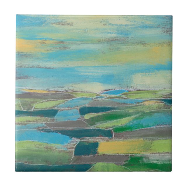 Azulejo De Cerâmica Campo fragmentado I (Frente)