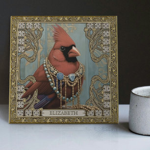 Azulejo De Cerâmica Campo Nome Personalizado da Aguardente Cardinal An