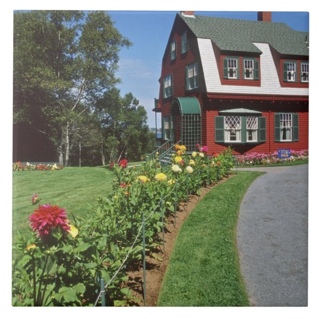 Azulejo De Cerâmica Canadá, New Brunswick, Ilha Campobello.2 (Frente)