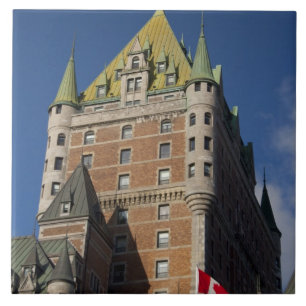 Azulejo De Cerâmica Canadá, Quebec, Cidade de Quebec. Fairmont Chateau