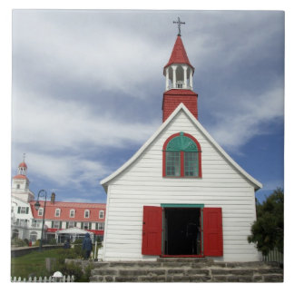 Azulejo De Cerâmica Canadá, Quebec, Tadoussac. Petite Chapelle,