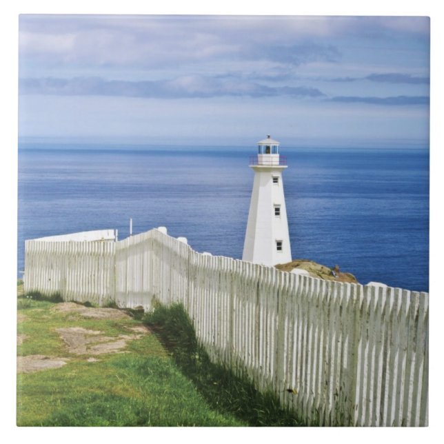 Azulejo De Cerâmica Canadá, Terra Nova, Cape Spear National 2 (Frente)