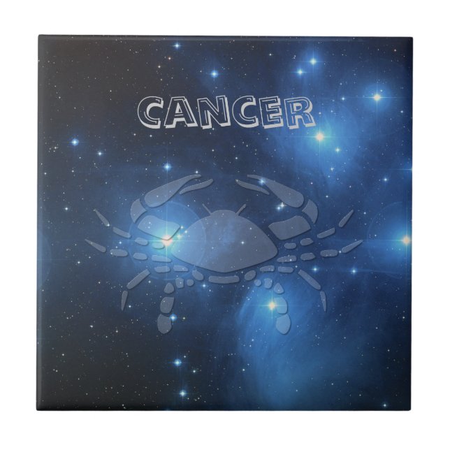 Azulejo De Cerâmica Cancer transparente (Frente)