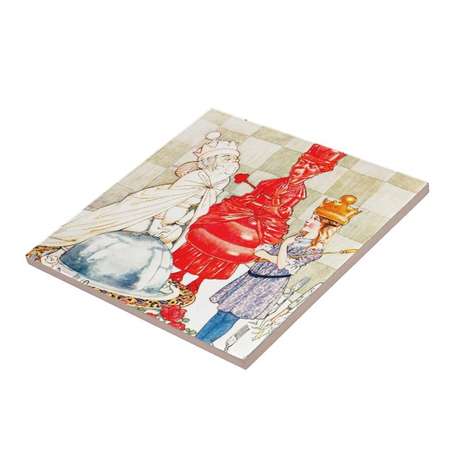 Azulejo De Cerâmica Canções De Alice: A Viagem De Peixes (Lateral)