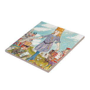 Azulejo De Cerâmica Canções de Alice e seus amigos