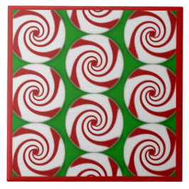 Azulejo De Cerâmica Candy Cane Basics Peppermint Drop
