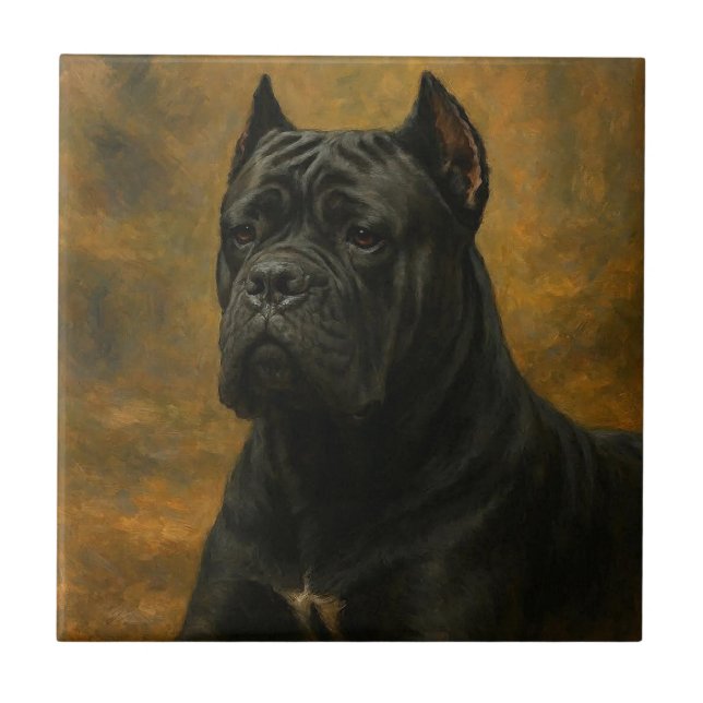 Azulejo De Cerâmica Cane Corso (Frente)