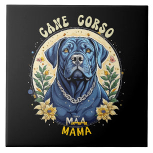 Azulejo De Cerâmica Cane Corso Mamãe