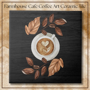 Azulejo De Cerâmica Caneca de Café Art Café Casa de Campo Elegante