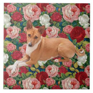 Azulejo De Cerâmica Cão Basenji