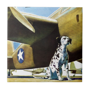 Azulejo De Cerâmica Cão do Exército