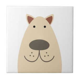 Azulejo De Cerâmica Cão dourado de Labrador