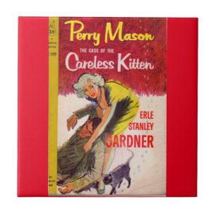 Azulejo De Cerâmica Capa do livro Case of the Careless Kitten