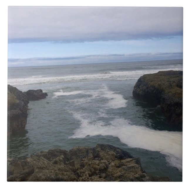 Azulejo De Cerâmica Cape Perpetua, Costa do Oregon (Frente)
