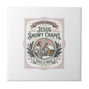 Azulejo De Cerâmica Capela Jesus Snowy Capela Jesus Snowy Fé Cristã