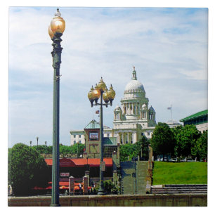 Azulejo De Cerâmica Capitol Building Seen from Waterplace Park