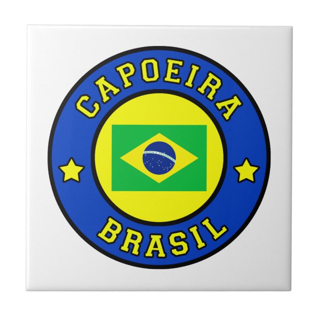 Azulejo De Cerâmica Capoeira Brasil (Frente)