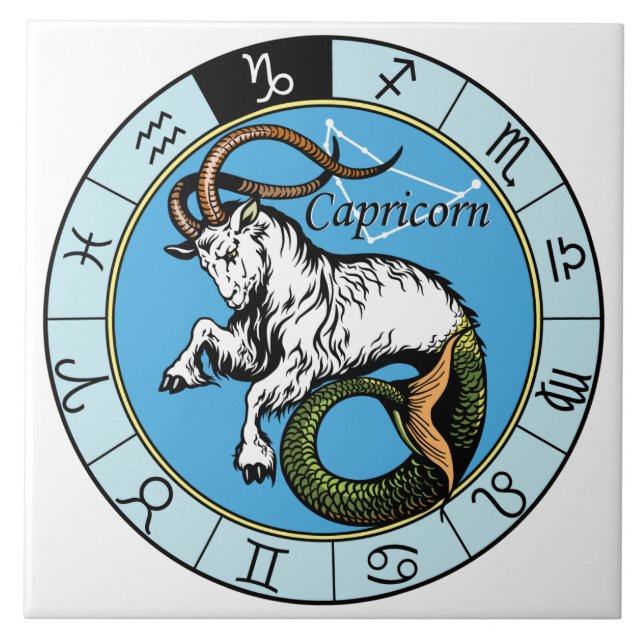 Azulejo De Cerâmica capricorn (Frente)