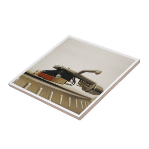 Azulejo De Cerâmica Captura de macro do cartucho -